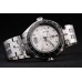 Tag Heuer Swiss SLR Lunette de tachymètre en acier inoxydable Cadran blanc