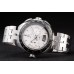 Tag Heuer Swiss SLR Lunette de tachymètre en acier inoxydable Cadran blanc