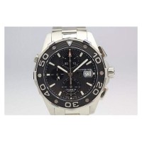 Réplique Tag Heuer Aquaracer Chronograph 500M Calibre 16 Stainless Steel Black Dial Calibre 16 