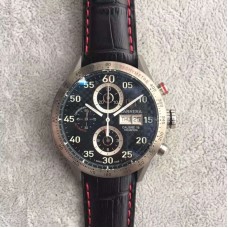 Réplique Tag Heuer Carrera Calibre 16 CV2A1 Stainless Steel Carbon Fiber Dial Calibre 16 