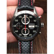 Réplique Tag Heuer Carrera Calibre 16 CV2A10 Stainless Steel Carbon Fiber Dial Carbon Fiber Strap Calibre 16 