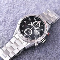 Réplique Tag Heuer Carrera Calibre 16 CV2A11 Stainless Steel Black Dial Calibre 16 