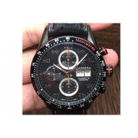 Réplique Tag Heuer Carrera Calibre 16 PVD Black Dial Calibre 16 