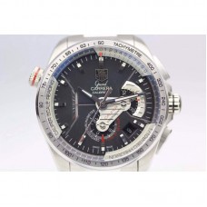 Replique Tag Heuer Grand Carrera Calibre 36 RS Stainless Steel Black Dial