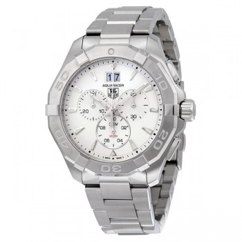 Réplique Montre Tag Heuer Aquaracer Chronographe Cadran Argent CAY1111.BA0927