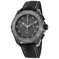 Réplique Montre Tag Heuer Aquaracer Automatique Cadran Noir Tissu Noir CAY218B.FC6370