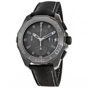 Réplique Montre Tag Heuer Aquaracer Automatique Cadran Noir Tissu Noir CAY218B.FC6370