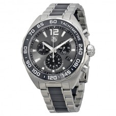 Réplique Montre Tag Heuer Formula 1 cadran gris et céramique noire CAZ1111.BA0878