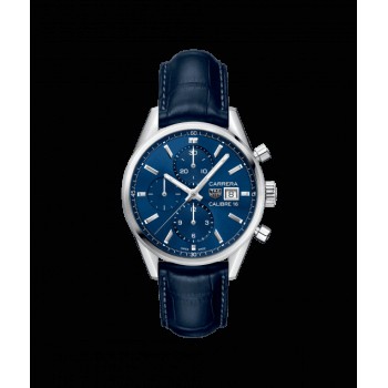 Tag Heuer Carrera Calibre 16 Chronographe Automatique Cadran Bleu Montre Réplique Homme