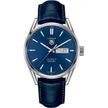 Réplique Montre Tag Heuer Carrera Automatique Cadran Bleu WAR201E.FC6292