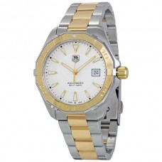 Réplique Montre Tag Heuer Aquaracer Argent Opalin Cadran Bicolore WAY1120.BB0930