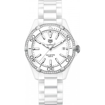 Réplique Montre Tag Heuer Aquaracer Femme Cadran Blanc WAY1396.BH0717