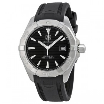 Réplique Montre Tag Heuer Aquaracer Automatique Cadran Noir Acier WAY2110.FT8021