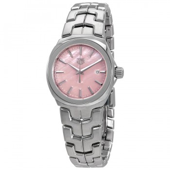 Réplique Montre Tag Heuer Link Femme Cadran Nacre Rose WBC1317.BA0600