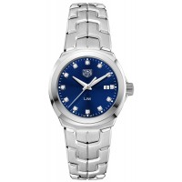 Réplique Montre Tag Heuer Link Femme Cadran Diamant Bleu WBC1318.BA0600