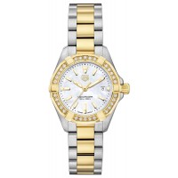 Réplique Montre Tag Heuer Aquaracer Diamant Blanc Nacre Cadran Femme WBD1423.BB0321