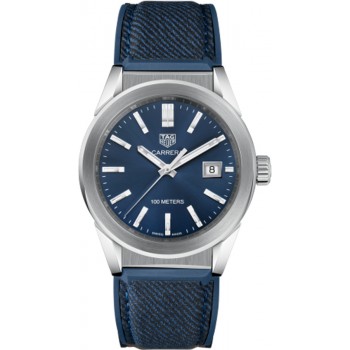 Réplique Montre Tag Heuer Carrera de taille moyenne à cadran bleu WBG1310.FT6115