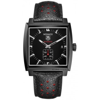 Réplique Montre Montre Tag Heuer Monaco Calibre 6 Automatique Full Black 37 mm